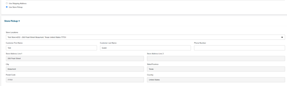 Store Locations and Store Pickup – Knowledge Center