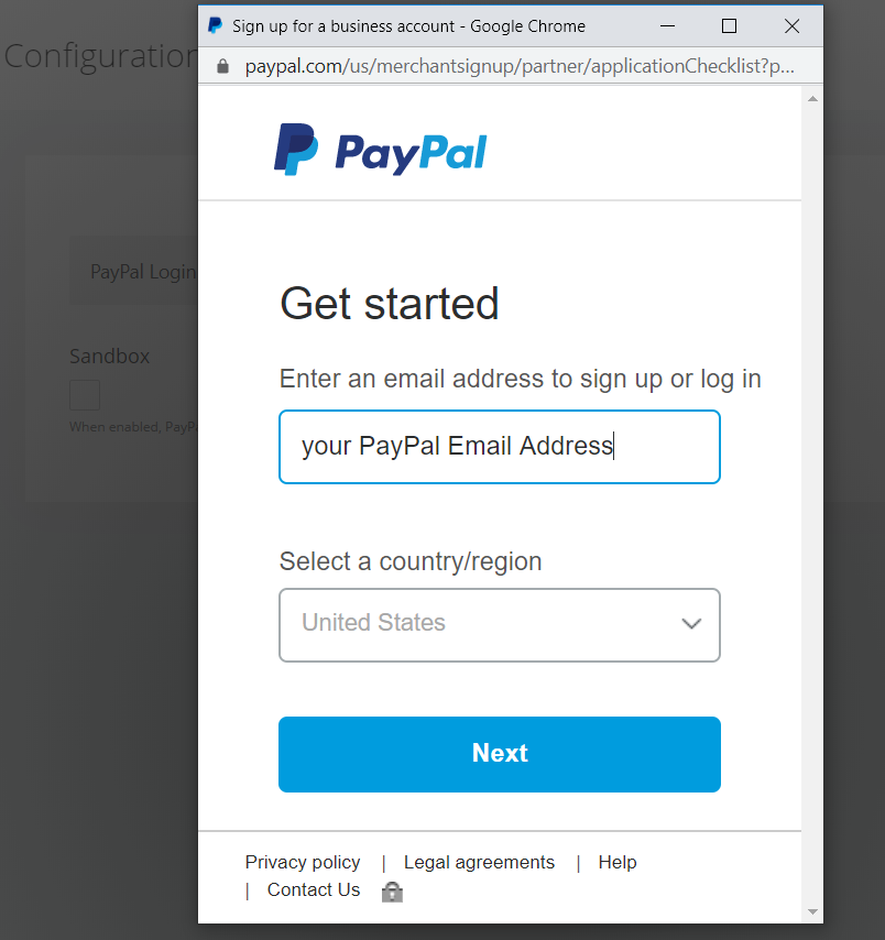 How to setup a US PayPal business account